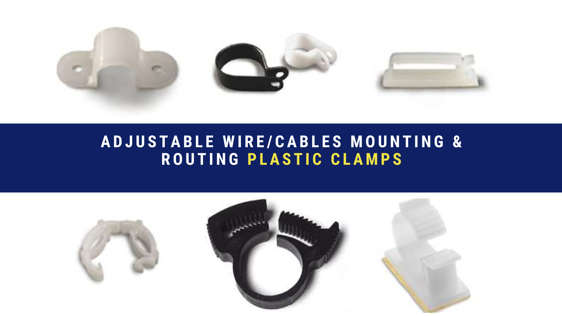 Adjustable Plastic Clamps A Versatile Releasable Clamp for Bundling and Securing Wires and Cables